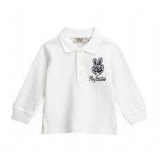 ORIGINAL MARINES B641NMADD  11-0608TCX   ΜΠΛΟΥΖΑ ΜΑΚΡΥΜΑΝΙΚΗ POLO ΛΕΥΚΗ